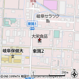 大栄食品株式会社　岐阜工場周辺の地図