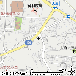 鳥取県西伯郡伯耆町大殿1052周辺の地図