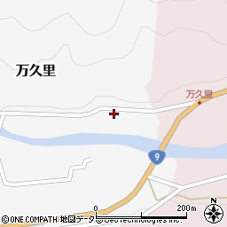 兵庫県養父市万久里244周辺の地図