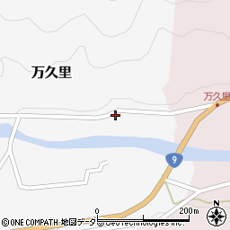 兵庫県養父市万久里261周辺の地図