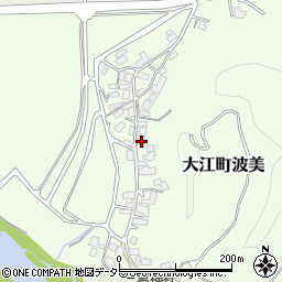 京都府福知山市大江町波美717周辺の地図