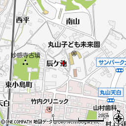 愛知県犬山市犬山（辰ケ池）周辺の地図