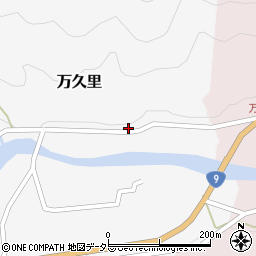 兵庫県養父市万久里267周辺の地図