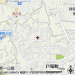 神奈川県横浜市戸塚区戸塚町2709-22周辺の地図
