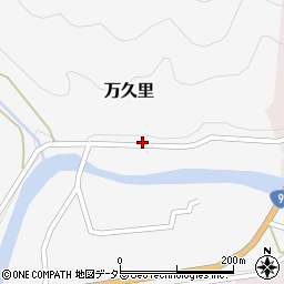 兵庫県養父市万久里341周辺の地図