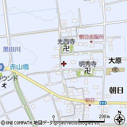 滋賀県米原市朝日610-1周辺の地図