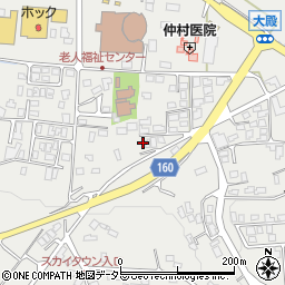 鳥取県西伯郡伯耆町大殿1054-6周辺の地図