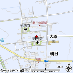 滋賀県米原市朝日606周辺の地図