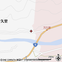 兵庫県養父市万久里231周辺の地図
