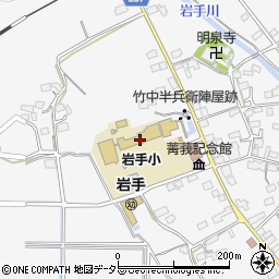 垂井町立岩手小学校周辺の地図