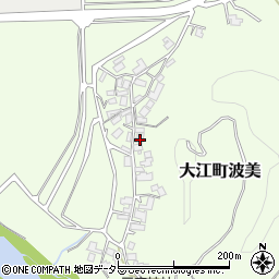 京都府福知山市大江町波美184周辺の地図