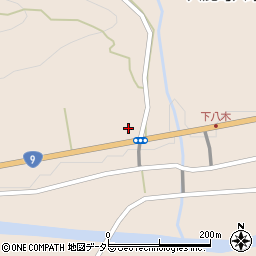 兵庫県養父市八鹿町八木1277周辺の地図
