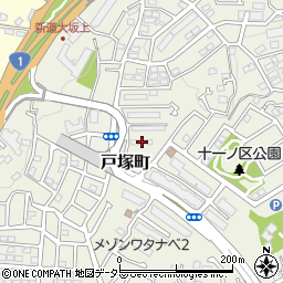 神奈川県横浜市戸塚区戸塚町2121周辺の地図