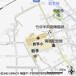 垂井町役場　岩手幼稚園周辺の地図