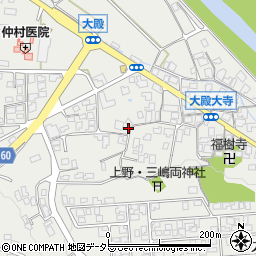 鳥取県西伯郡伯耆町大殿1065周辺の地図