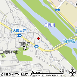 鳥取県西伯郡伯耆町大殿1187周辺の地図