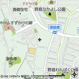 神奈川県横浜市港南区野庭町669周辺の地図