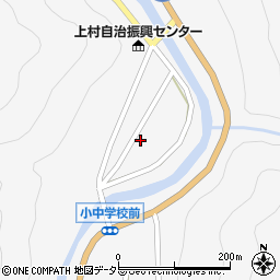 長野県飯田市上村690周辺の地図