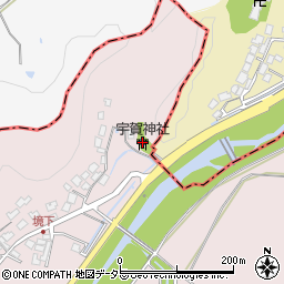 宇賀神社周辺の地図