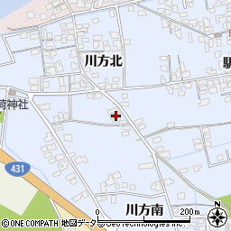 島根県出雲市大社町北荒木川方南109-5周辺の地図