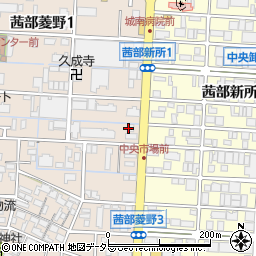 初寿司 茜部分店周辺の地図