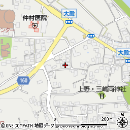 鳥取県西伯郡伯耆町大殿1062周辺の地図