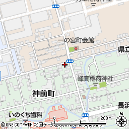 田中折箱店周辺の地図
