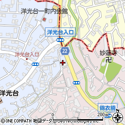 神奈川県横浜市磯子区洋光台1丁目14周辺の地図