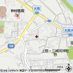 鳥取県西伯郡伯耆町大殿1062-7周辺の地図