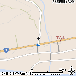 兵庫県養父市八鹿町八木1161周辺の地図