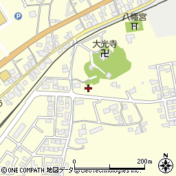 島根県出雲市斐川町上直江2165-1周辺の地図