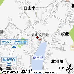 愛知県犬山市犬山中ノ宮周辺の地図