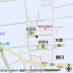 滋賀県米原市朝日614-2周辺の地図
