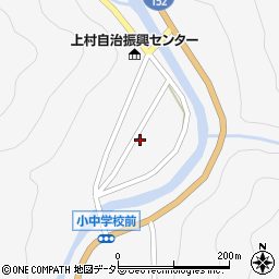 長野県飯田市上村677周辺の地図