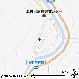 長野県飯田市上村784周辺の地図