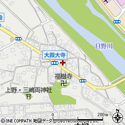 鳥取県西伯郡伯耆町大殿1155周辺の地図