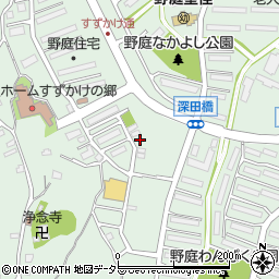 神奈川県横浜市港南区野庭町669-25周辺の地図