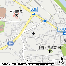 鳥取県西伯郡伯耆町大殿1061-4周辺の地図