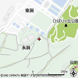 愛知県犬山市富岡永洞周辺の地図