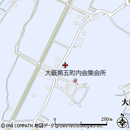 岐阜県多治見市大薮町361-2周辺の地図