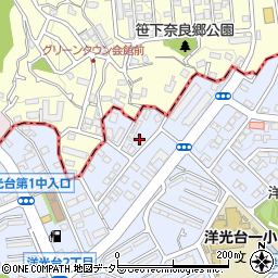 神奈川県横浜市磯子区洋光台1丁目31-17周辺の地図