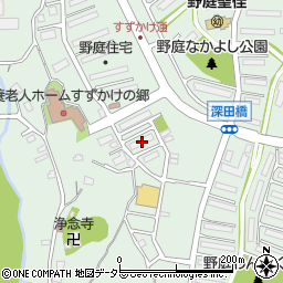神奈川県横浜市港南区野庭町670周辺の地図