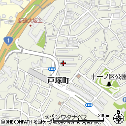 東芝戸塚台コーポ周辺の地図