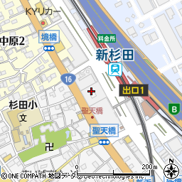 ドコモショップらびすた新杉田店周辺の地図