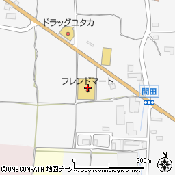 セリアフレンドマート山東店周辺の地図