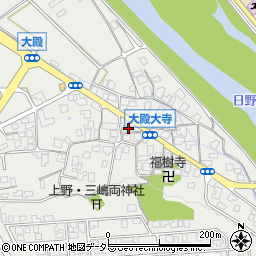 鳥取県西伯郡伯耆町大殿1131周辺の地図