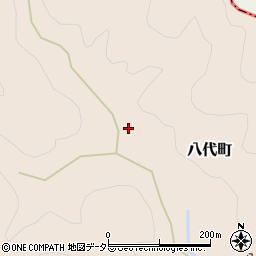 京都府綾部市八代町北谷周辺の地図