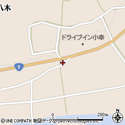 兵庫県養父市八鹿町八木530周辺の地図