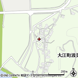京都府福知山市大江町波美733周辺の地図