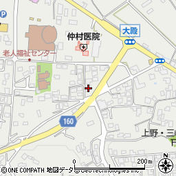 鳥取県西伯郡伯耆町大殿1056-4周辺の地図
